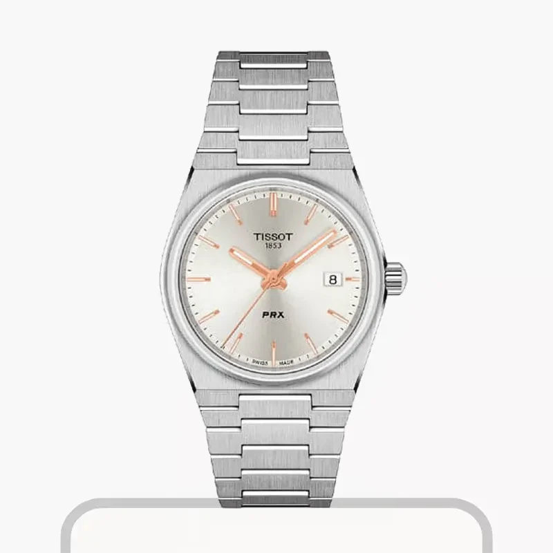 Tissot PRX Swiss Quartz Silver Dial Unisex Watch- T137.210.11.031.00